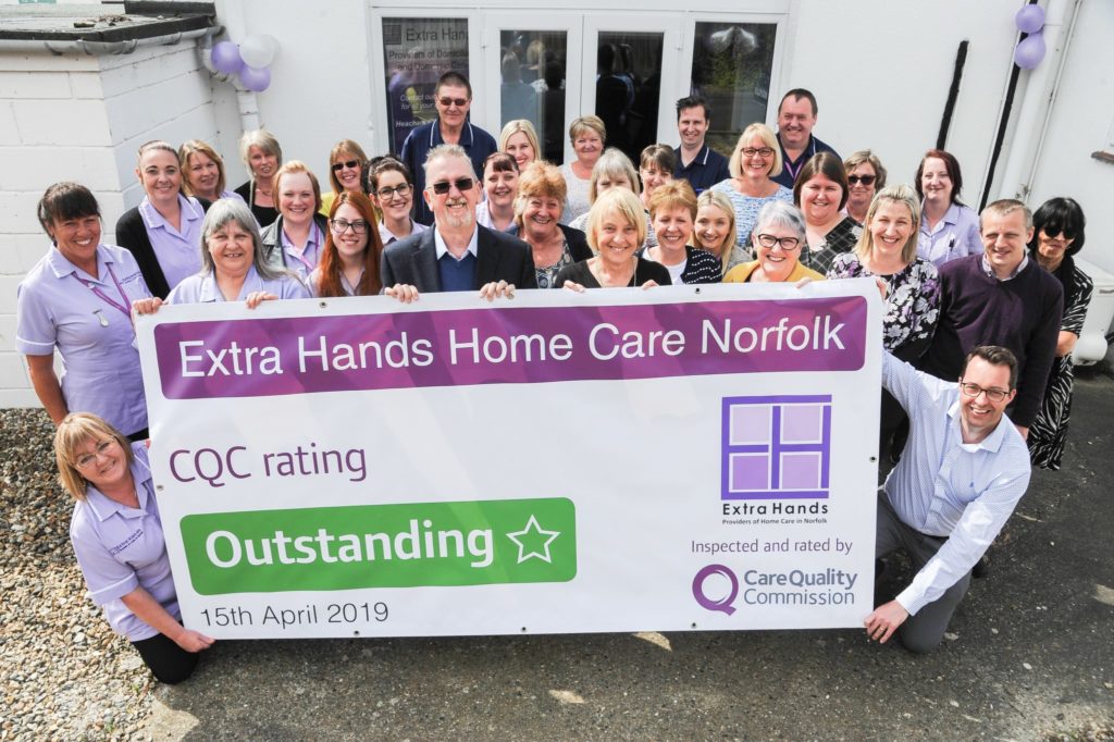 Outstanding rating for home care firm marks first for Norfolk
