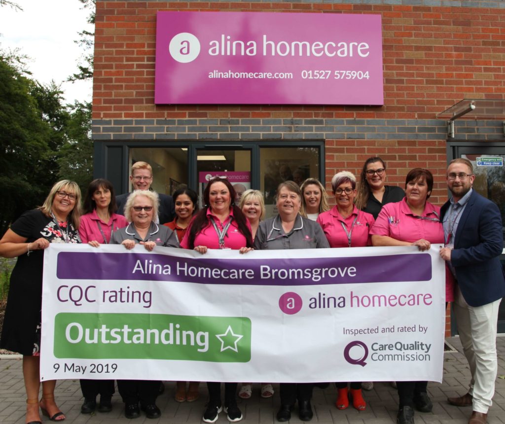 Alina Homecare celebrates Outstanding rating with mayoral visit