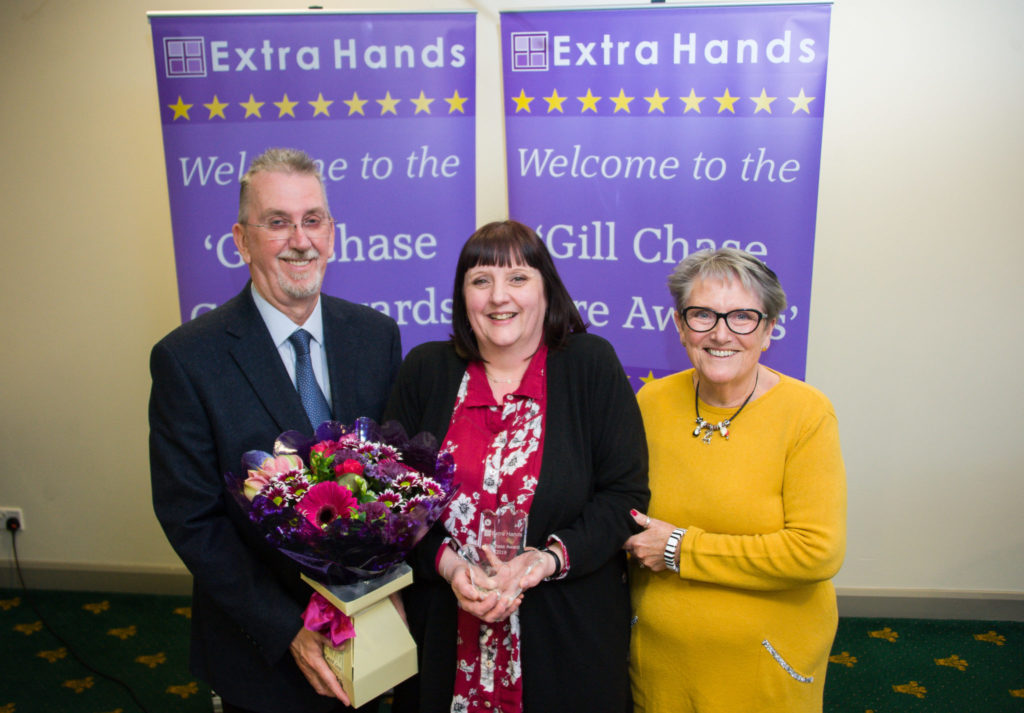 Extra Hands care worker honoured at celebration event