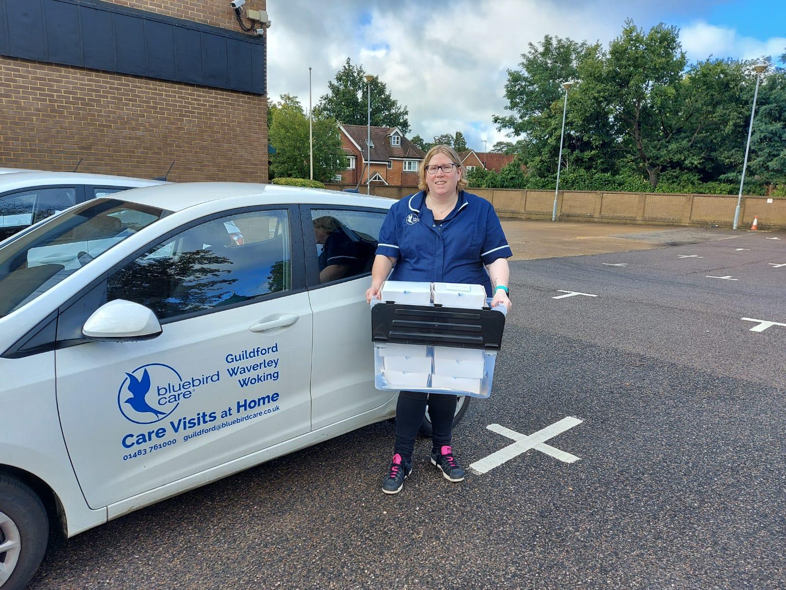 Bluebird Care staff create book of poems for Surrey community