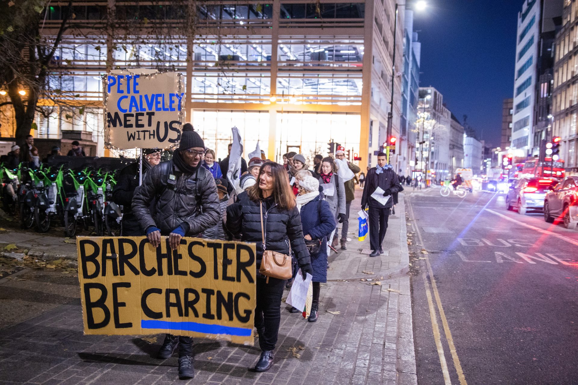 Barchester responds to staff pay protest